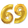 Цифры и числа Шарик цифра "6" или "9", 101см Gold 1207-2832