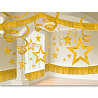  Декор-комплект Звезды золотые, 28 предм. 1505-0877