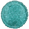 Голубая Шар 45см Пайетки Ocean Blue 1204-1152