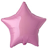 Розовая Шарик Звезда 45см Пастель Pink 1204-0526