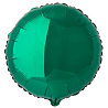 Шарик 9" круг металлик Green 1204-0165