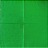 Салфетка зеленая 33см 12шт