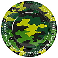Камуфляж Тарелки большие Камуфляж, 6 штук 1502-1991