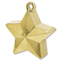 Золотая Грузик для шара Звезда золотая, 170 гр 1302-0662