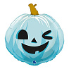 Вечеринка Хэллоуин Шар фигура Тыква голубая 1207-4928