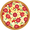  Тарелки малые Пицца, 8 штук 1502-4809