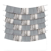 Серебряная Гирлянда-бахрома Silver, 9 шт 1505-1777