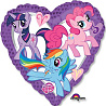My Little Pony Шар 45см My Little Pony сердце 1202-2259