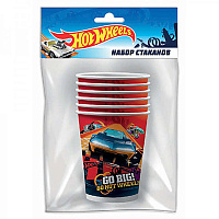 Техника Набор стаканов Hot Wheels, 6 штук 1502-5432