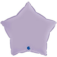 Фиолетовая Шар Звезда 45см Сатин Lilac 1204-1376