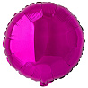  Шарик 9" круг металлик Purple 1204-0166