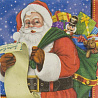 Дед Мороз Салфетки малые Санта 25 см, 16 штук 1502-2060
