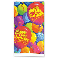 День рождения Шары Скатерть Happy Birthday Шары 1,4х2,15м 1502-0522