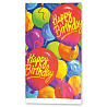 День рождения Шары Скатерть Happy Birthday Шары 1,4х2,15м 1502-0522