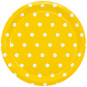 Горошек Тарелки большие Горошек желтые, 6 шт 1502-3920