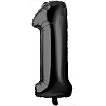 Цифры и числа Шар цифра "1", 66см Black 1207-4839