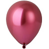 Розовая Шары 13см хром бордово-красный 1102-2407