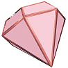 Конфетти Party Розовый Декор 3d Диамант RoseGold Blush 3 шт 1502-5418