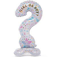 Baby Shower ФИГУРА Вопрос GIRL OR BOY, под воздух 1208-0787