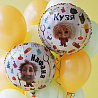 Шар круг 45см Кузя и Нафаня