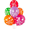 Шары 30см С Днем Рождения Горошек,ВЗатея