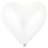  сердце 25" пастель Белое 1105-0044
