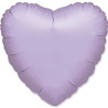 Фиолетовая Шарик 45см сердце пастель Lilac 1204-0039