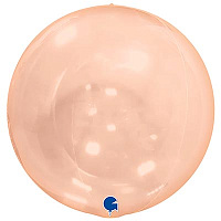 Оранжевая Шар 38см Bubble персик Кристалл Orange 1204-1206