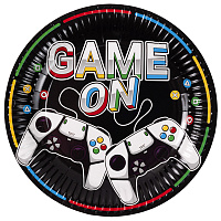 Level Up! Джойстик Тарелка GAME ON 23см 6шт 1502-6564