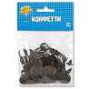 Черная Конфетти Круги тишью Черные 10 гр 1501-4082