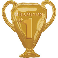 Футбол Шар фигура Кубок чемпиона золотой 1207-2924
