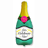 Новый год Шар фигура Бутылка шампанского 1207-0399