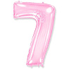 Цифры и числа Шарик цифра "7", 101см Pink 1207-4768