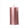  Свеча Цилиндр розовое золото, 12х6см 1502-5018