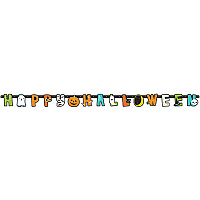 Хэллоуин Друзья Гирлянда-буквы Happy Halloween Друзья 1505-1929