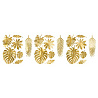 Декор-комплект Листья тропические золото 1501-5984