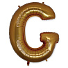 Буквы Шар БУКВА "G", 101см Gold 1207-1657