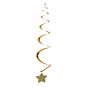  Спираль Звезда Золото блеск 50см 3шт/G 1501-4266