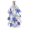 Снежинка Каскад настольный Снежинка сереб/синий 1505-0260