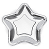  Тарелки большие Звезда серебряная, 6 шт 1502-4014