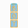 Детские Грёзы Декор подвесной Baby Boy блеск, 91см 1505-2026