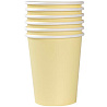 Стаканы Пастель желтая 6шт