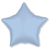 Голубая Шар Звезда 45см Сатин Misty Lilac 1204-0828