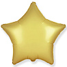 Золотая Шарик Звезда 45см Сатин Gold 1204-0951