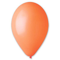 Оранжевая Шарик 13см, цвет 04 Пастель Orange 1102-0417
