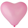 Розовая Шары Сердце 25см Пастель Розовое 1105-0080