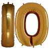 Буквы Шар БУКВА "Ю", 101см Gold 1207-1738