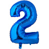Цифры и числа Шар цифра "2", 66см Blue 1207-3679