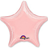 Розовая Шарик 45см звезда Металлик Pearl Pink 1204-0055