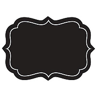 Черная Наклейка Black&White 25шт 1507-1490